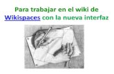 Nuevo tutorial wikispaces
