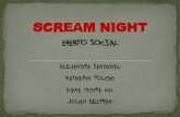 Scream night Evento Social 14 de Mayo