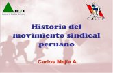 Historia del movimiento sindical peruano