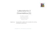 UACH Bachillerato Lab 2; Cinematica