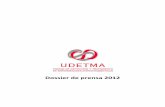 Dossier de prensa de la UDETMA 2012