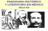 HISTORIA CULTURA MEX. Panorama del Siglo XIX en México.