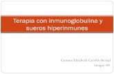 18 terapia con inmunoglobulina y sueros hiperinmunes