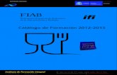 201301 Catálogo de Formación FIAB
