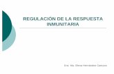 Regulación de la Respuesta Inmunitaria Parte I