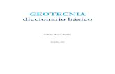 Geotecnia   diccionario básico 2012