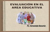 Evaluación En El Area Educativa