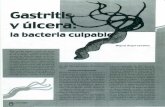 Gastritis y úlcera: la bacteria culpable, miguel ángel ceballos