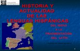 HISTORIA Y ACTUALIDAD DE LAS LENGUAS HISPÁNICAS 1/2