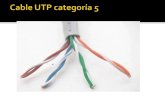 Cable utp categoría 5