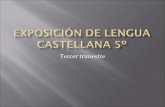 Exposición de lengua castellana 5ºprimera parte