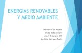 ENERGIAS RENOVABLES Y MEDIO AMBIENTE