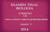 Examen final biología paula vargas grado7