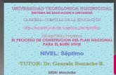 UTE.  PROCESO DE  CONSTRUCCIÓN  DEL  PLAN  NACIONAL  PARA  EL  BUEN  VIVIR