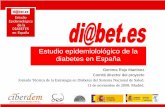 Resultados del Estudio Epidemiológico de la Diabetes en España: Proyecto Diabetes