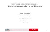 Congreso Emergencias Bilbao Jaime Tovar Servicios de Emergencia 2.0