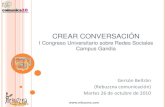 Crear conversación (Gersón Beltrán)