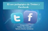Uso pedagogico de twitter y facebook