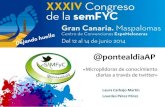 Mesa @pontealdiaAP. XXXIV Congreso Semfyc Gran Canaria