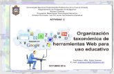 Organización taxonómica de herramientas Web para uso educativo