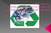 456. separación y reciclado de materiales inorgánicos