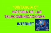 D12g313 distancia 0 . historia de las telecomunicaciones.internet