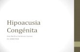 Hipoacusia congénita