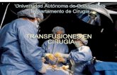 8 transfusiones en cirugía