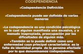 Codependencia Definici³n