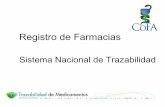 Trazabilidad - Instructivo de Registro para Farmacias