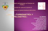 Turbidimetria y nefelometria (Análisis Espectrofotométrico)