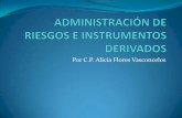 Administración de riesgos e instrumentos derivados