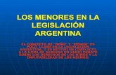 Los menores en la legislación argentina