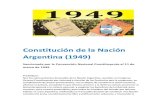 Constitución de la nación argentina(1949)