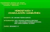 Hemostasia  y Coagulacion  Sanguinea