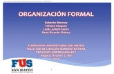 Exposicion organizacion formal