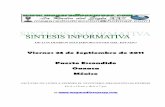 Sintesis informativa 2309 2011