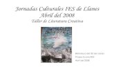 IES de Llanes_Jornadas 08_Taller de Creación Literaria