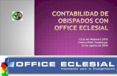 Contabilidad de Obispados con Office Eclesial