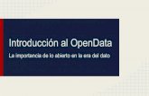 Introducción al Open Data