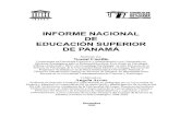 INFORME NACIONAL DE EDUCACIÓN SUPERIOR DE PANAMÁ
