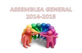 Assemblea general 2014 15 Col·legi Maria Rosa Molas