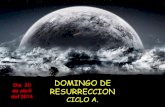 DOMINGO DE PASCUA DE RESURRECCION. CICLO A. DIA 20 DE ABRIL DEL 2014