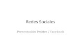 Presentacion Twitter - Facebook