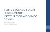 Sessió educació sexual