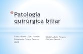 Patología quirúrgica biliar