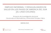 Empleo informal y desigualdades en salud en los paises de América del sur (El caso Chileno).