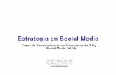 Taller sobre Estrategia Social Media (II)