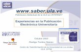 Experiencias en la Publicación Electrónica Universitaria. 2003