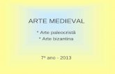 Arte medieval   paleocristao e bizantino 7o ano 2014